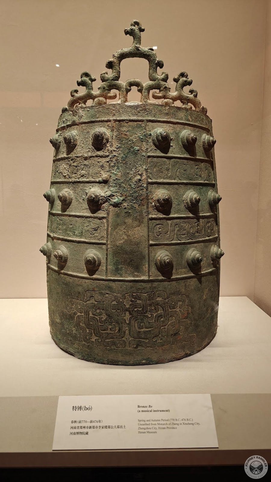 bronze had turned green with age