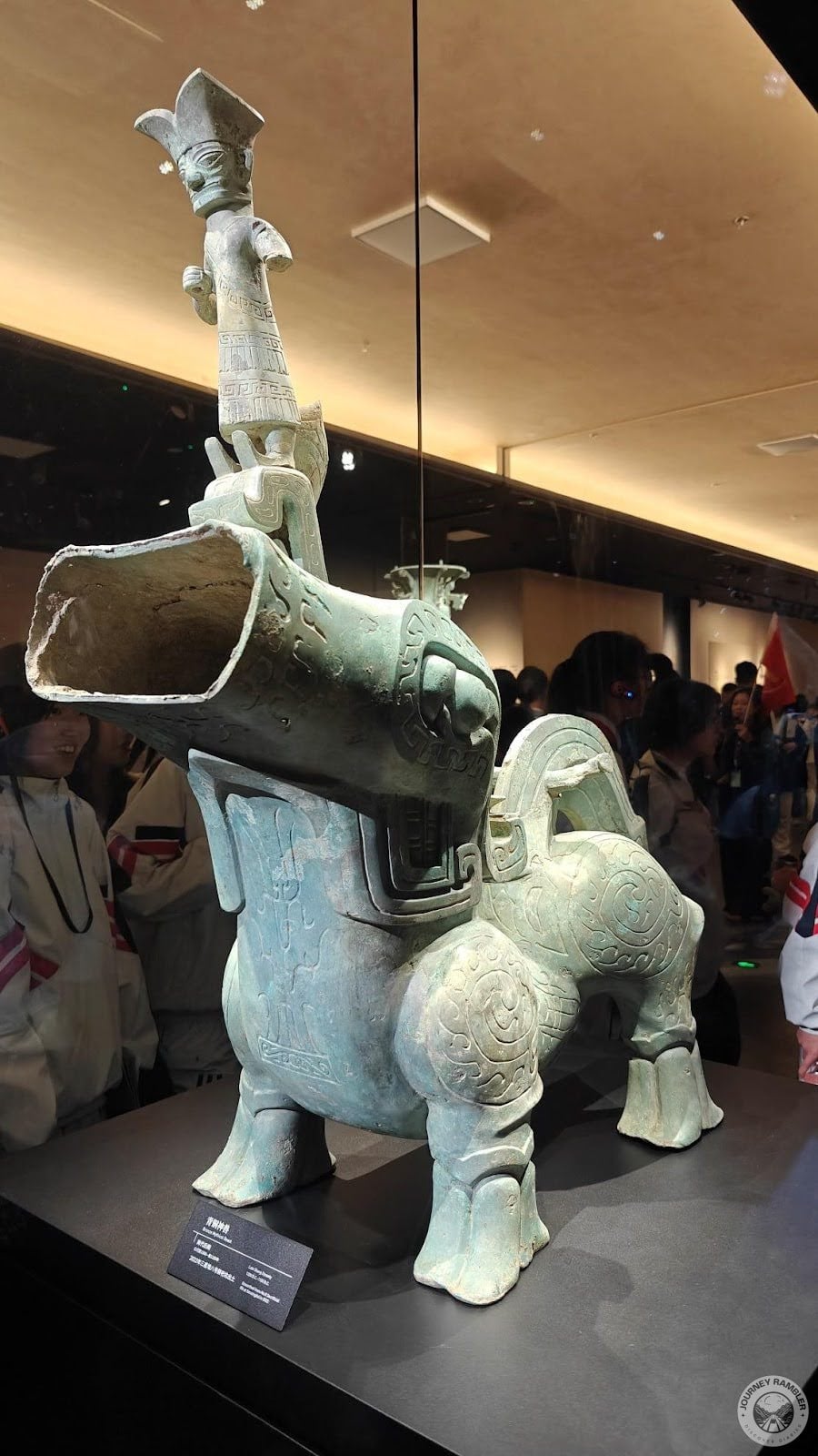 bronze statue of a big four-legged animal