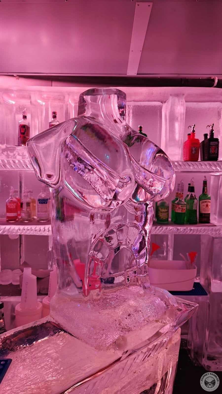 carved torso of a woman