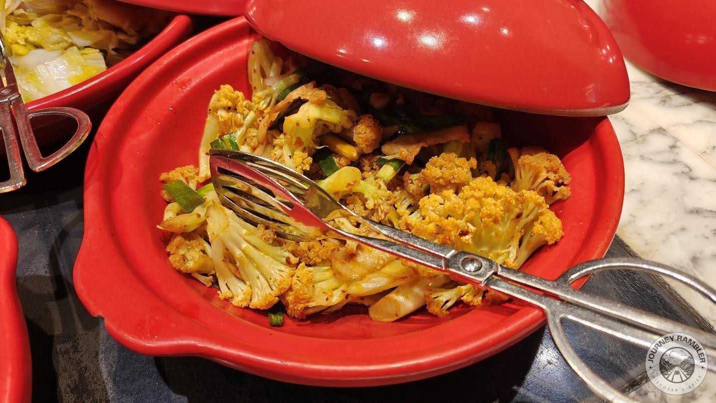 cauliflower looked really yummy and fresh