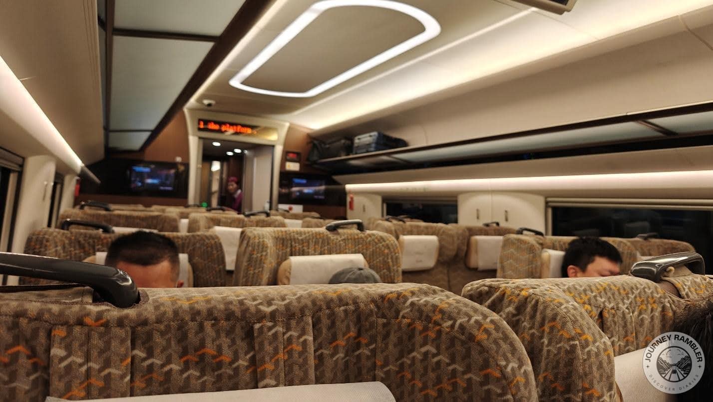 chairs were quite comfortable and covered in cloth