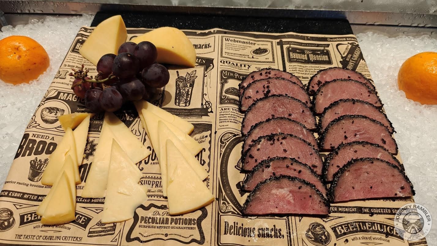 cheese and meat section