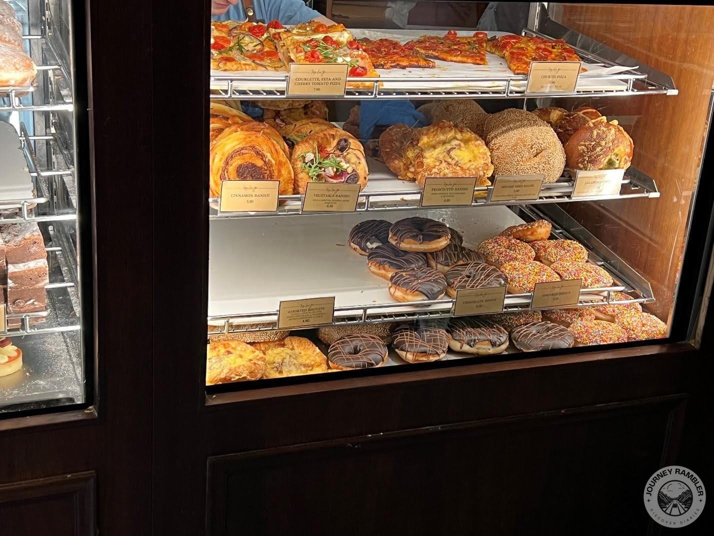 chocolate donuts and sprinkle donuts