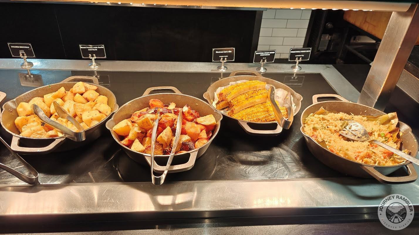 corn ribs and vegetable fried rice