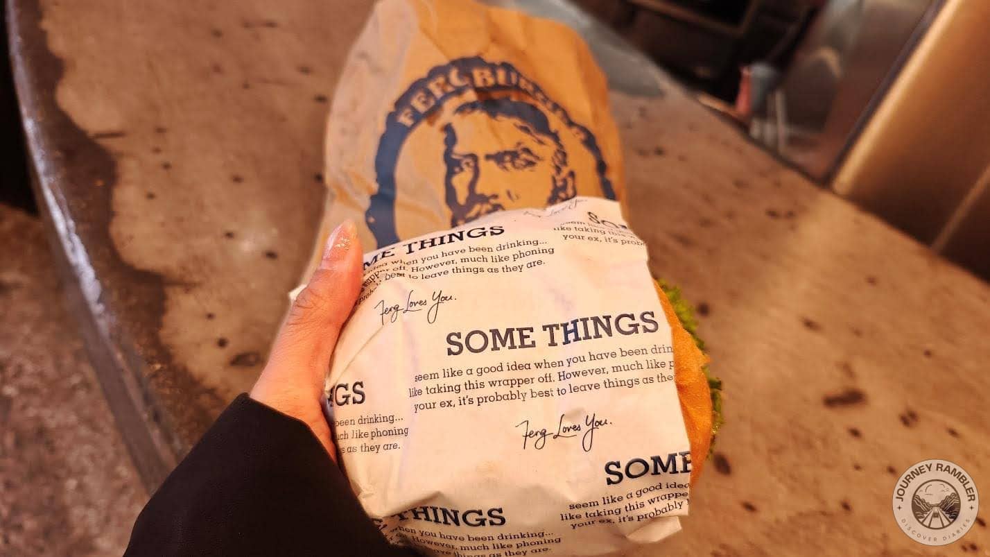 cute little quote on the wrapping