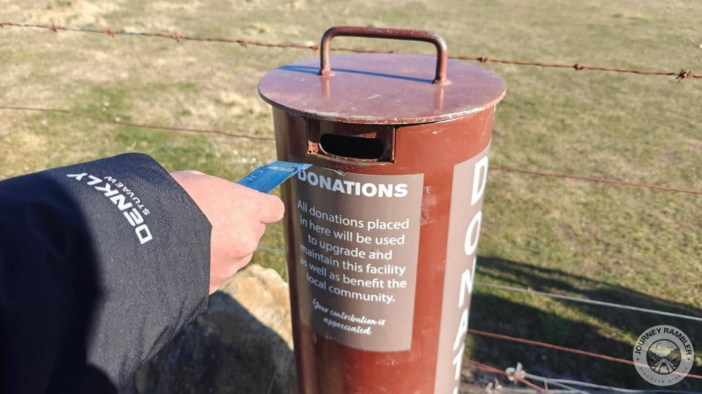 donating is also encouraged to help with the maintenance of the place