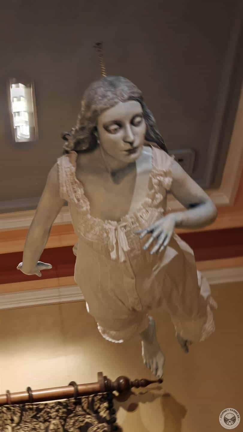 floating ghost sculpture