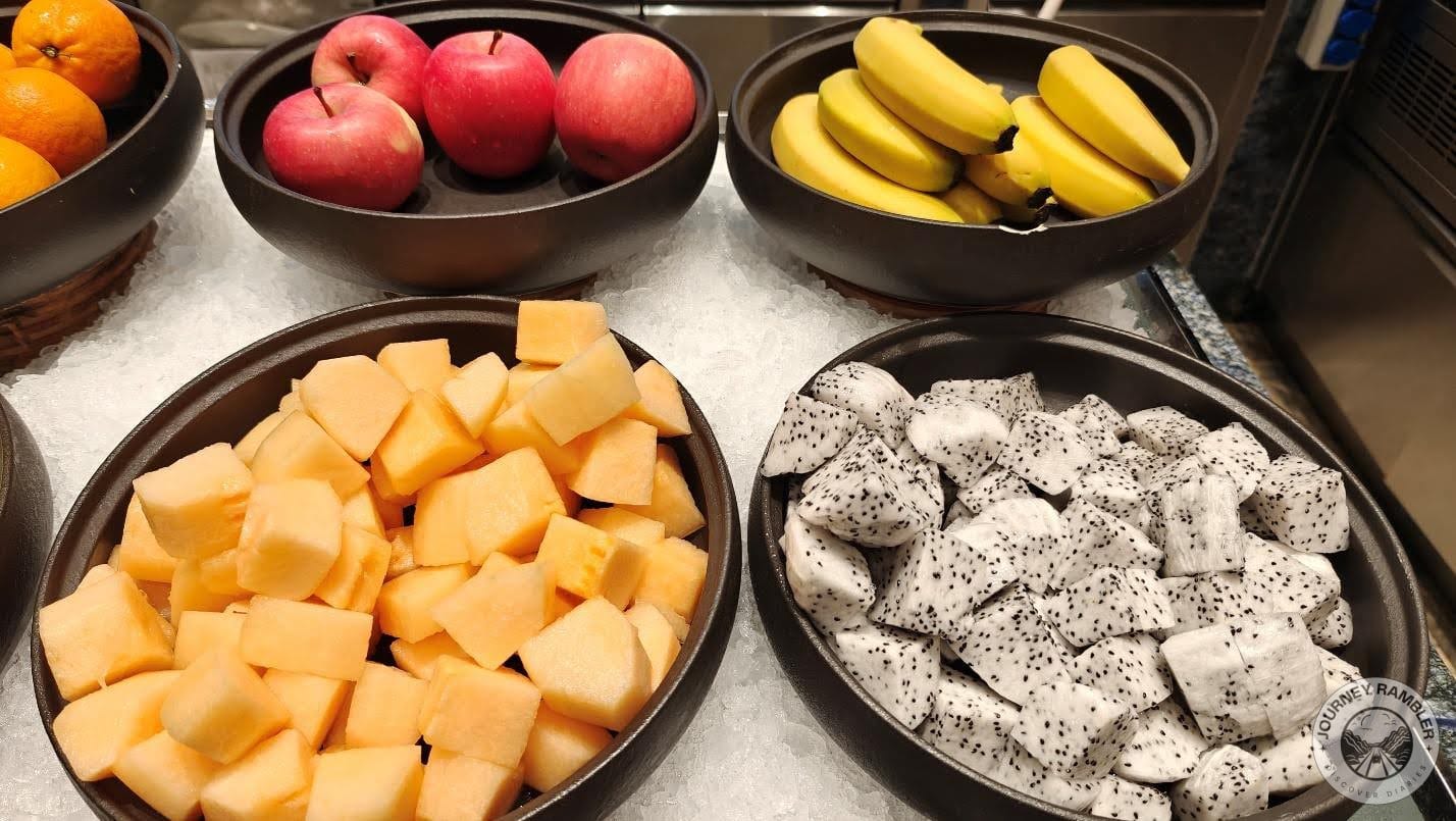 fresh fruits section again