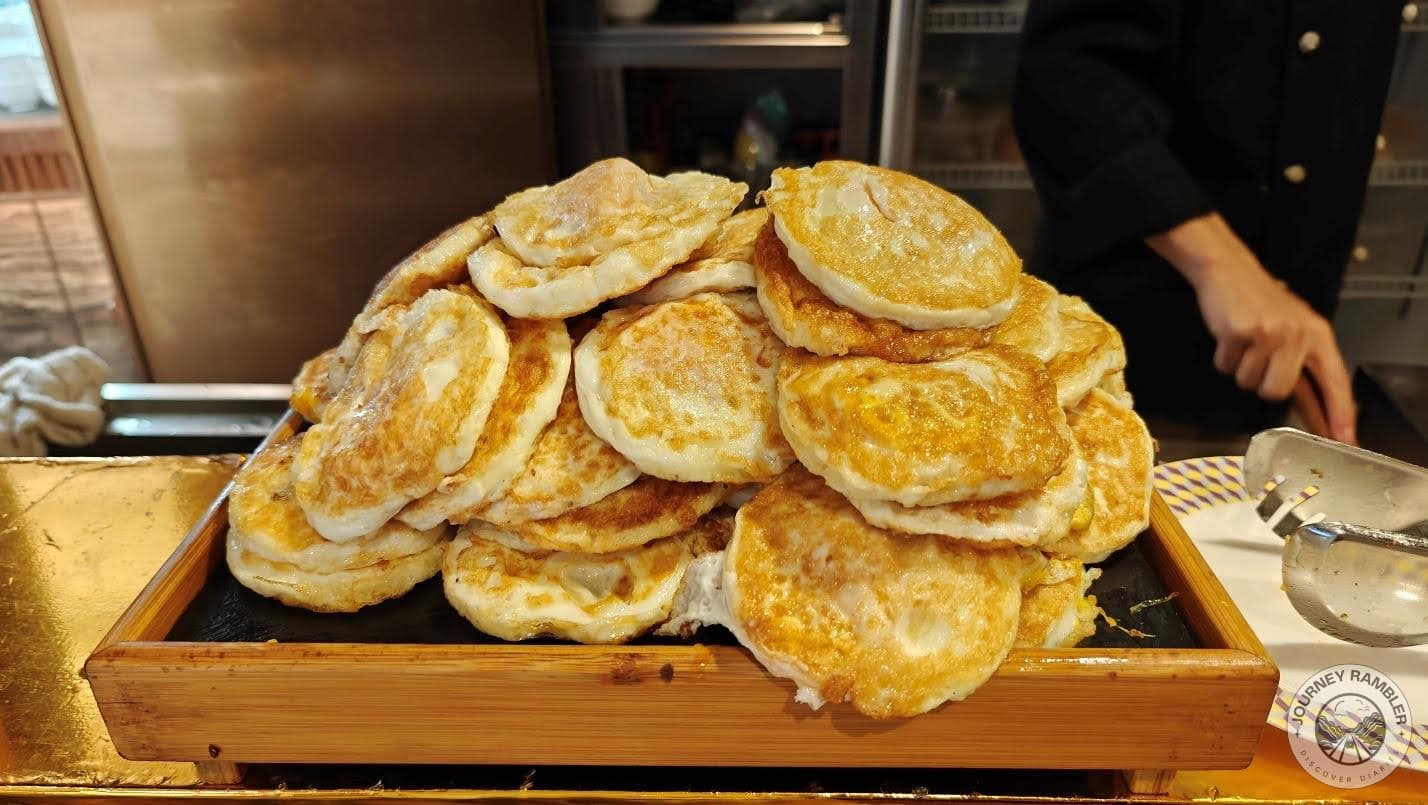 freshly made pancakes