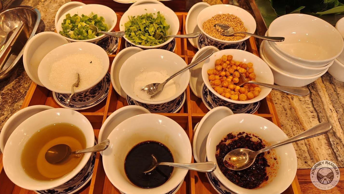 garnishes and toppings