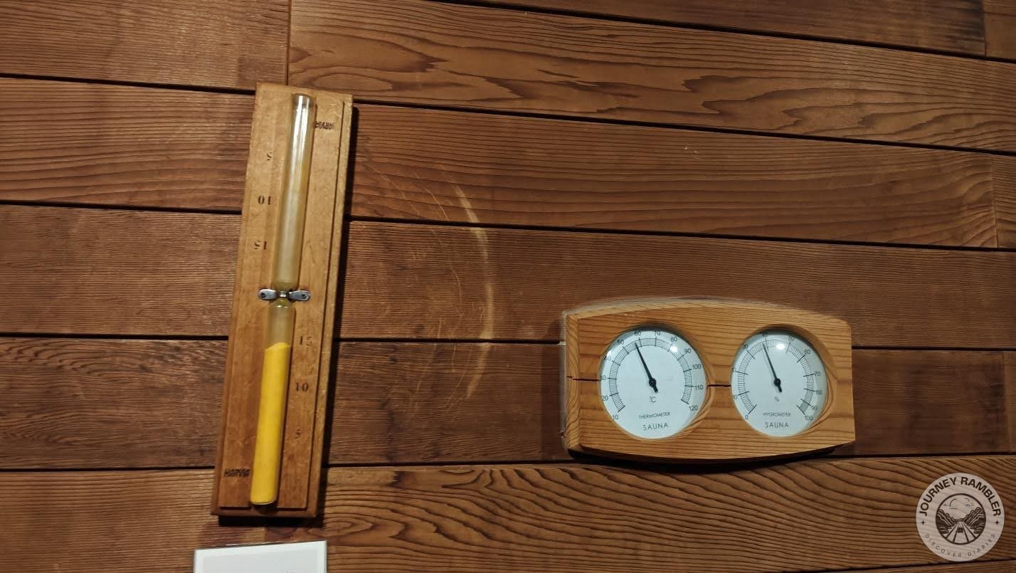 gauge to check the temperature