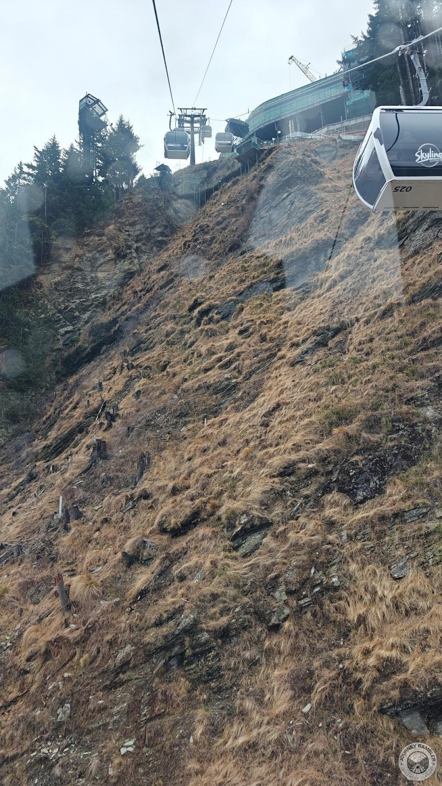 gondola was about to reach the top