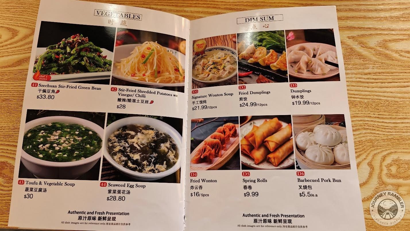 green beans, shredded potatoes and seaweed egg soup