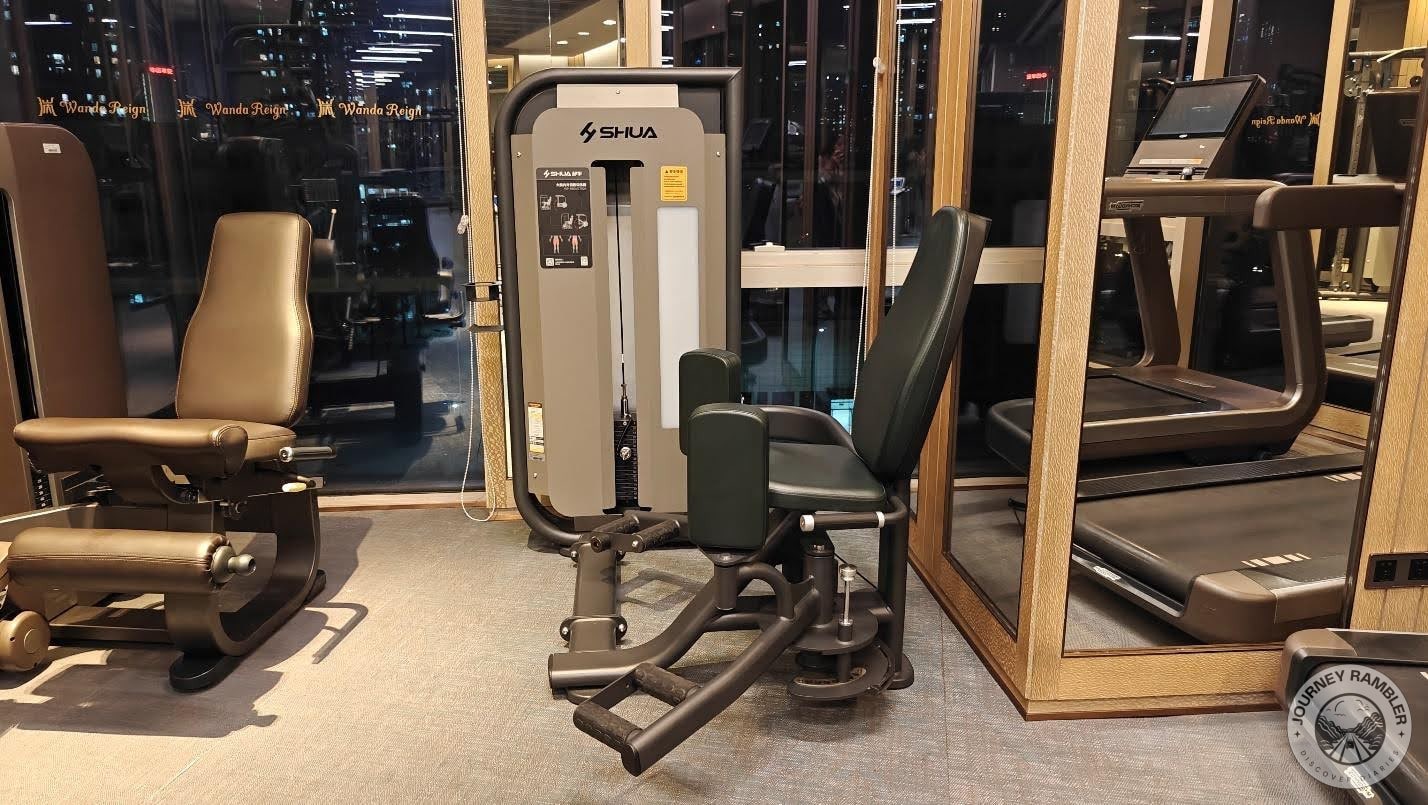 gym did feel a little crowded because of all the equipment