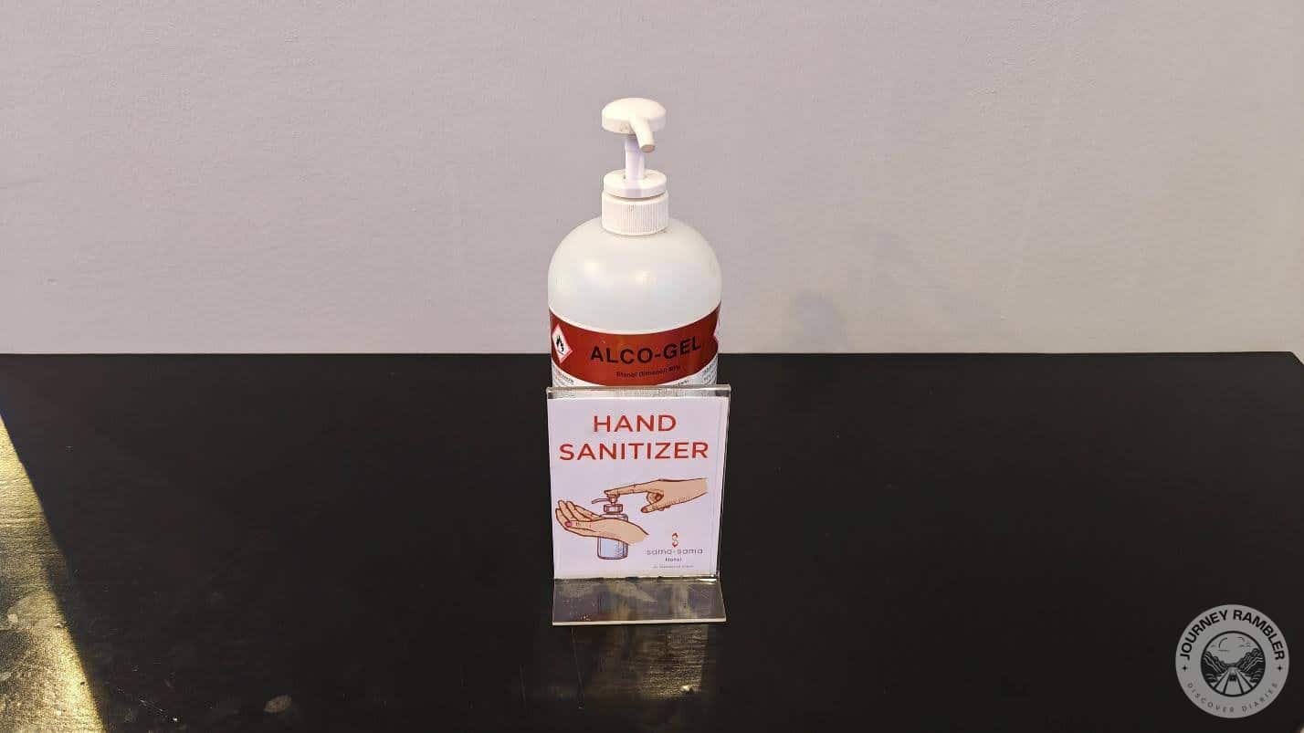 hand sanitizer