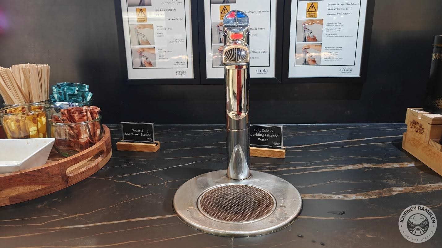 hot, cold and sparkling filtered water