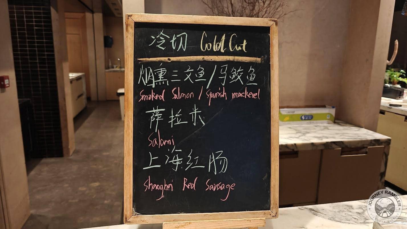 hotel had even served some smoked salmon and mackerel with the other cold cuts