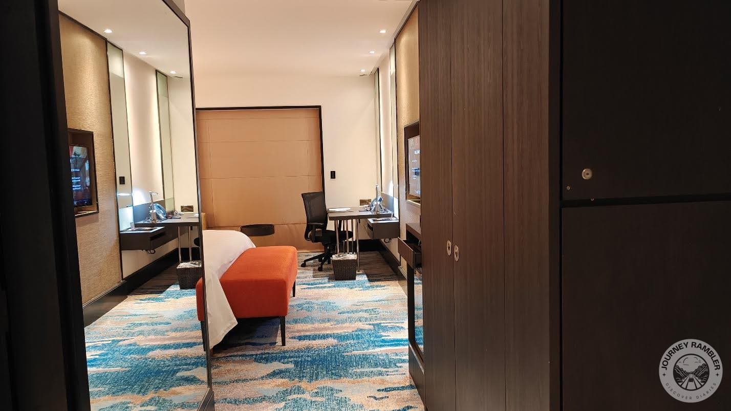 hotel room was actually quite simple