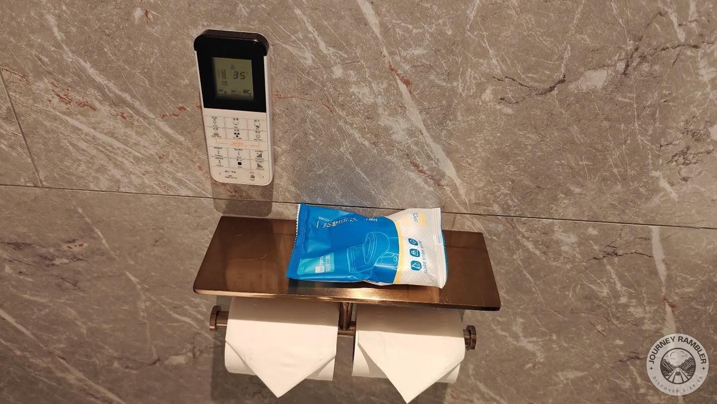 hotel staff had provided toilet paper