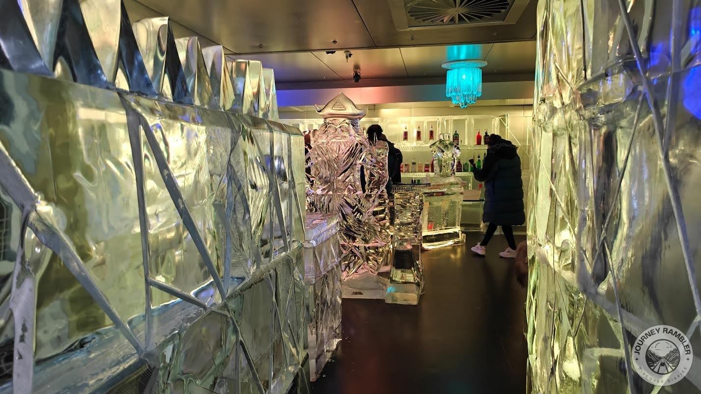 huge chunks of ice around me