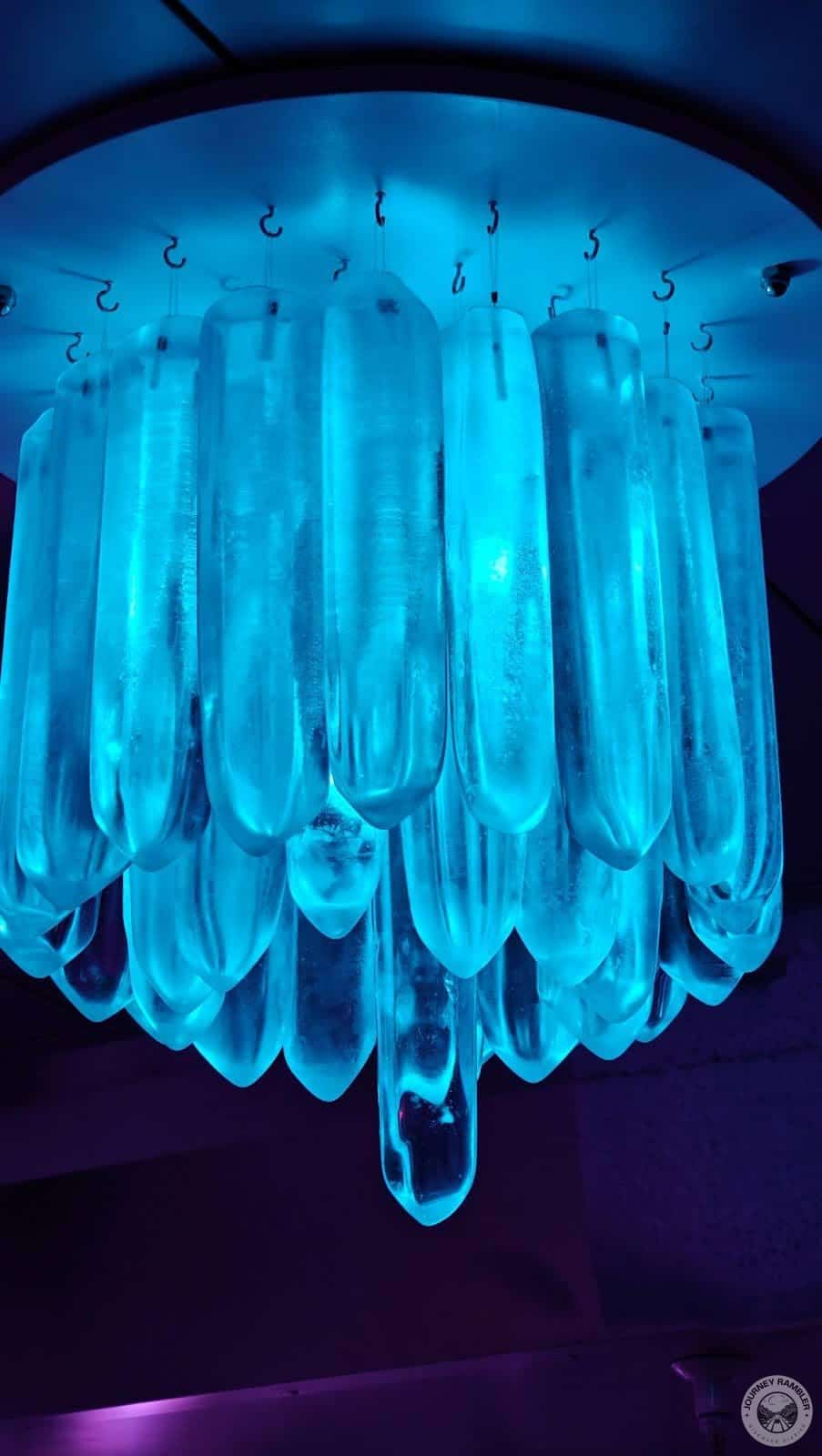 ice chandelier