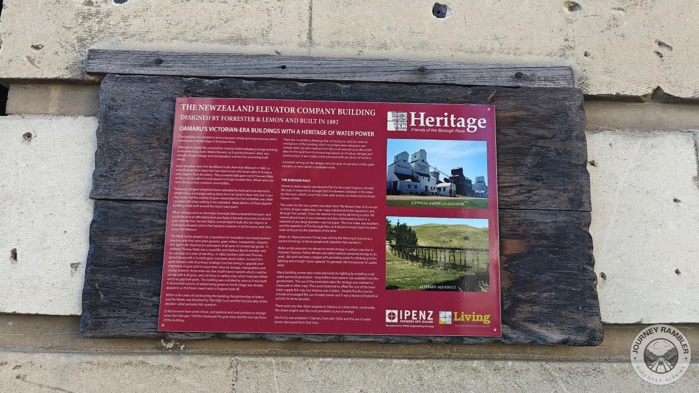 infographic detailing the history of the Steampunk HQ building