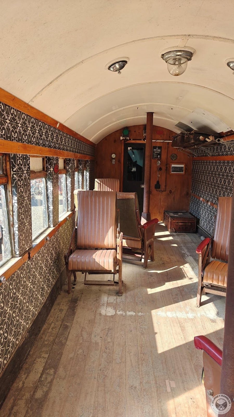 inside of the train car also