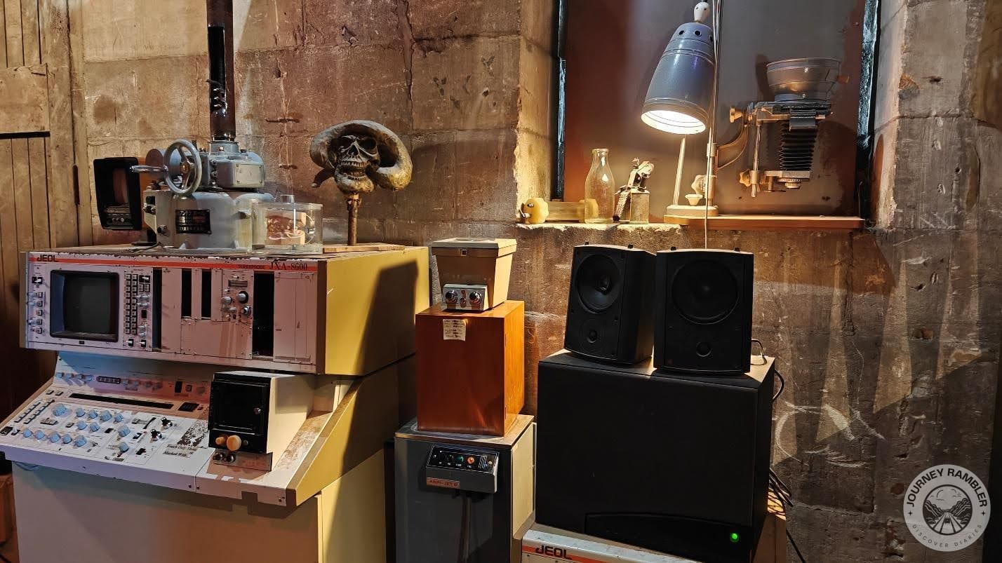 laboratory that features some horror elements