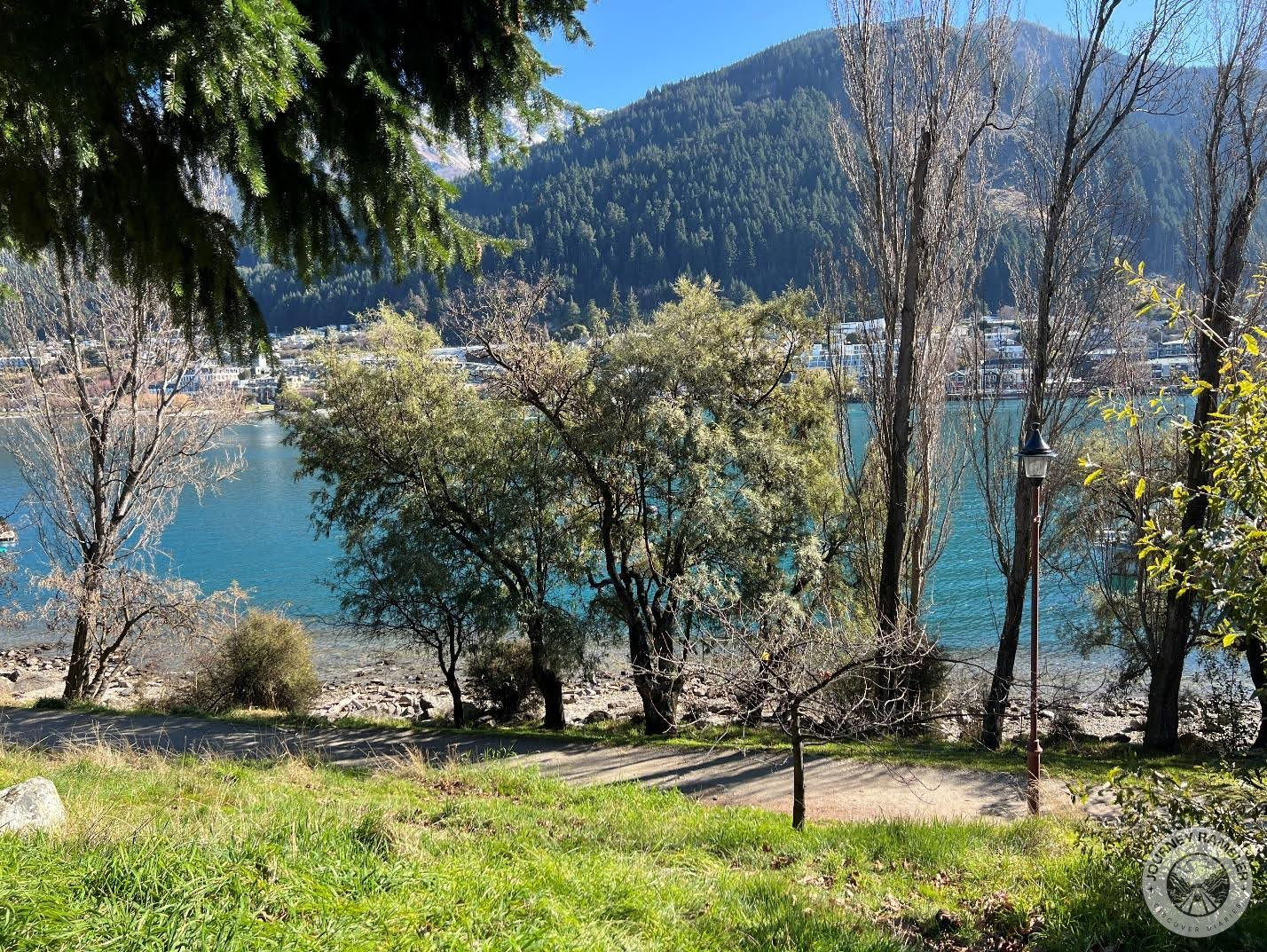 lake looked bright turquoise blue in color