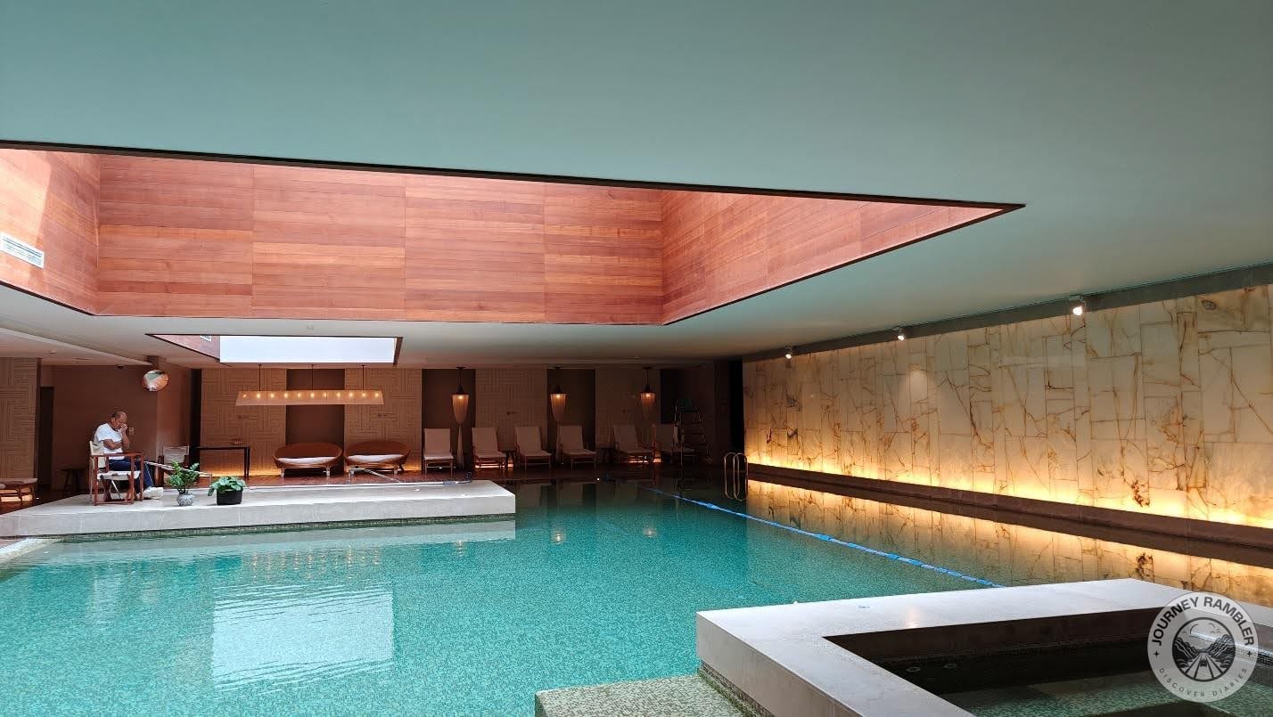 large skylight in the middle of room