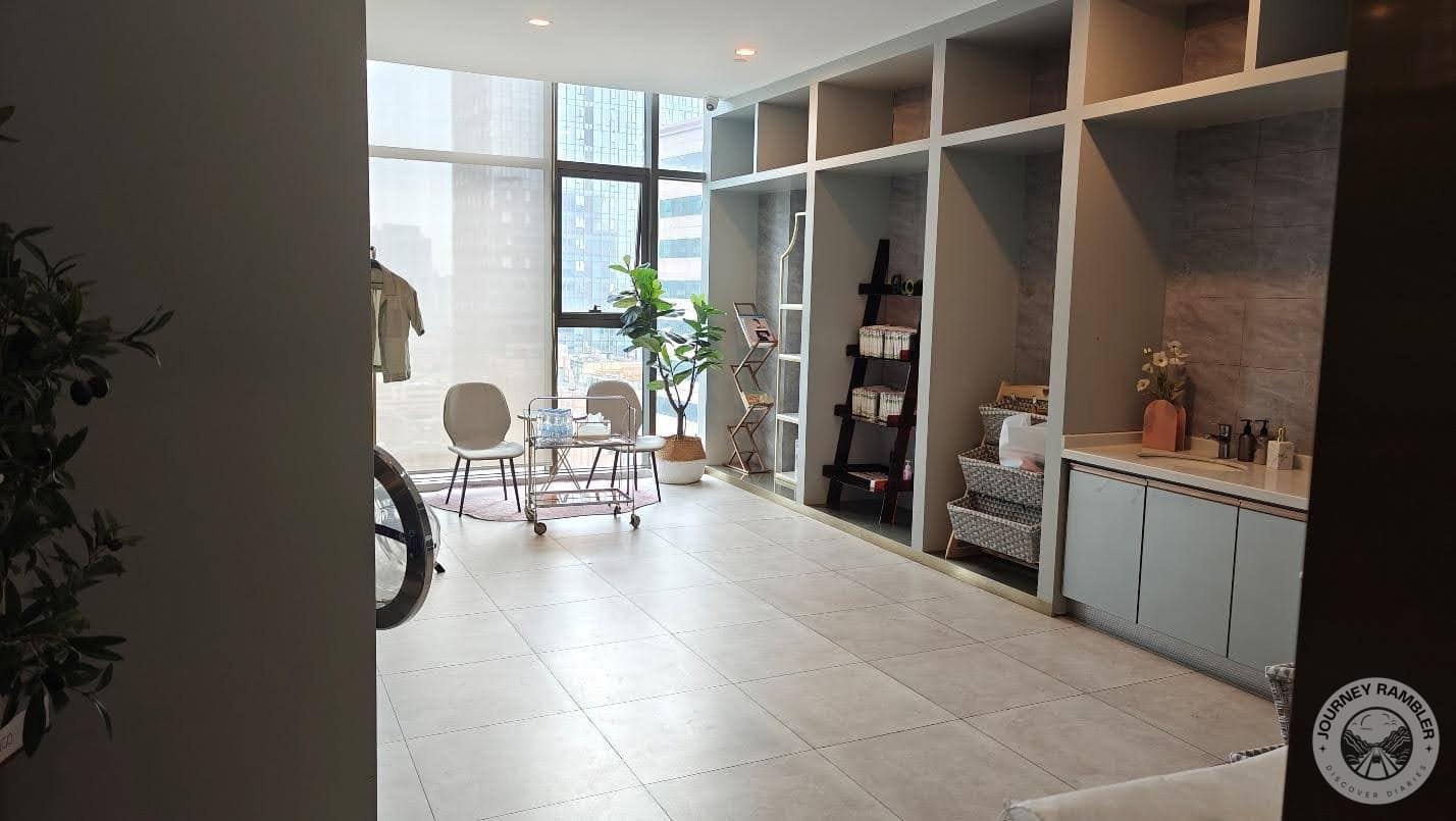 laundry room was airy and bright