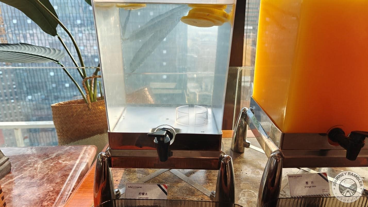 lemonade container was already empty