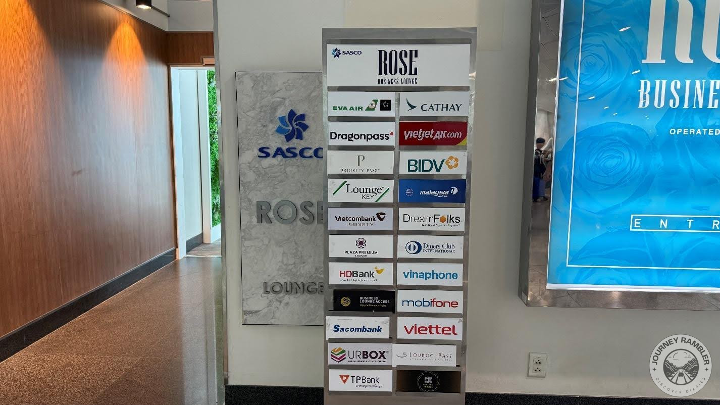 list of all the airlines and flights, the banks and the passes that gave anyone access to the lounge