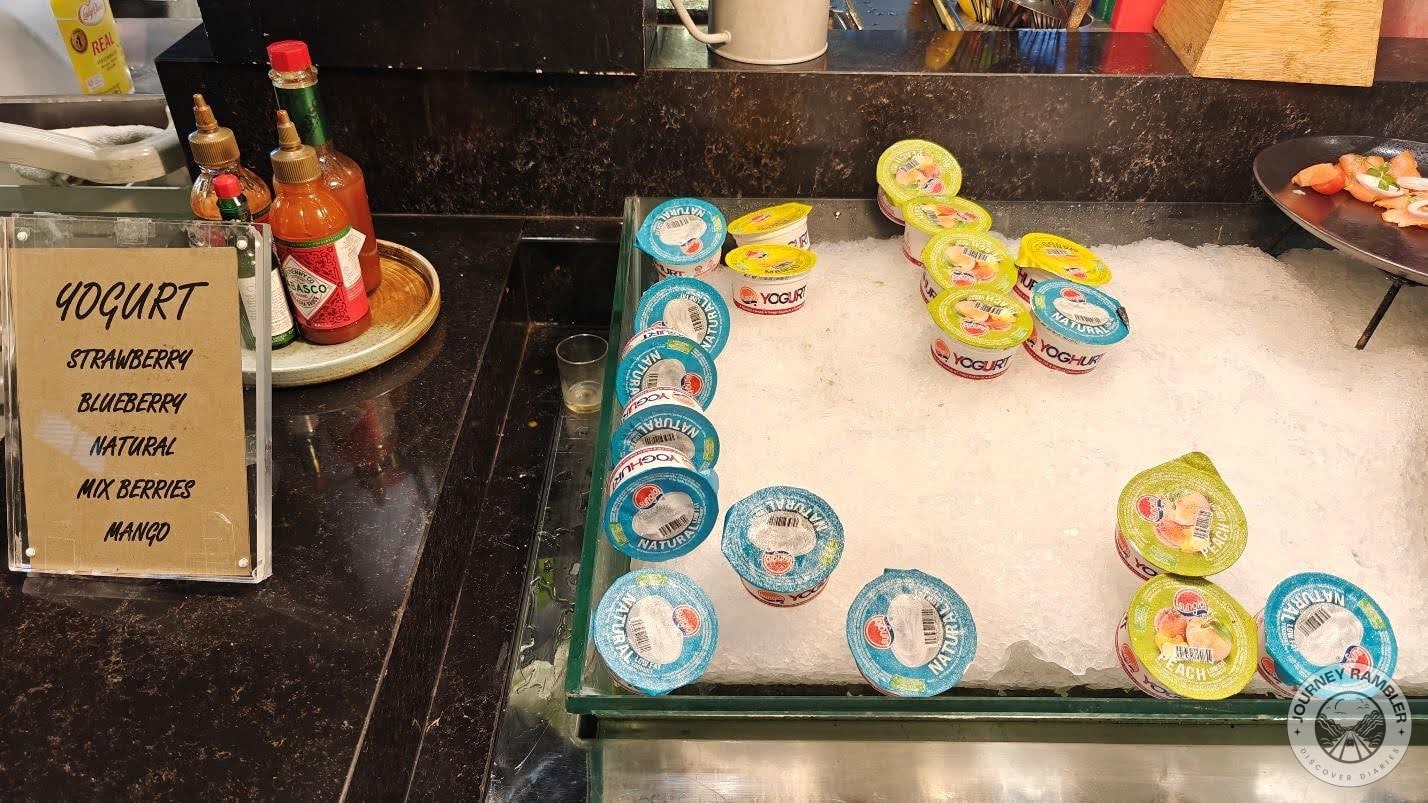 little containers of flavored yogurts