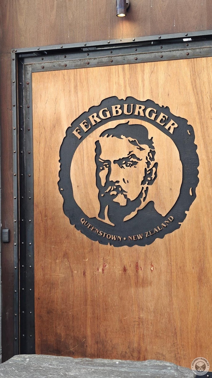 logo of the famous Fergburger in Queenstown