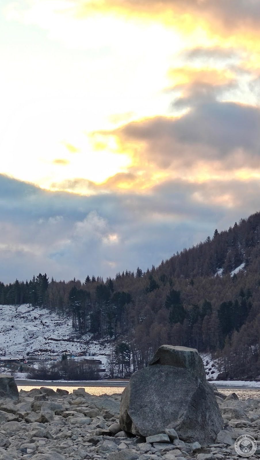 lovely shots of sunset on the lake