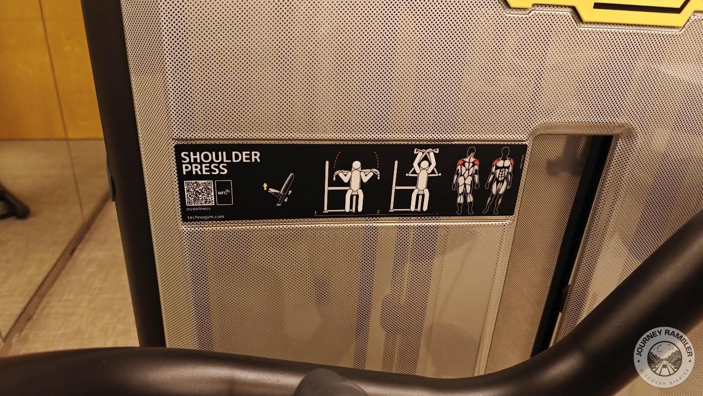 machines had pictures showing which muscles should be exercised