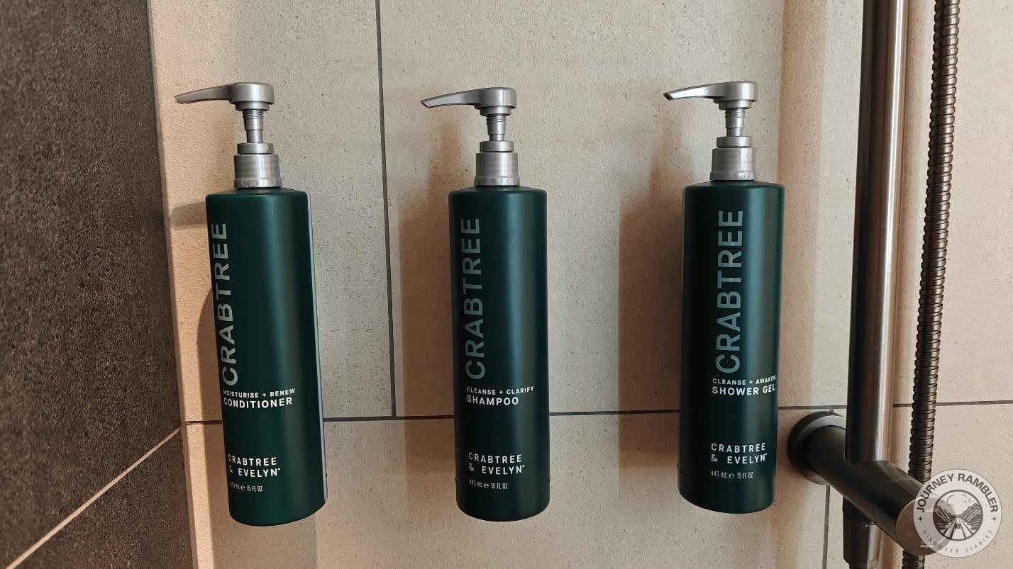 more products by Crabtree and Evelyn, like shampoo, conditioner and shower gel