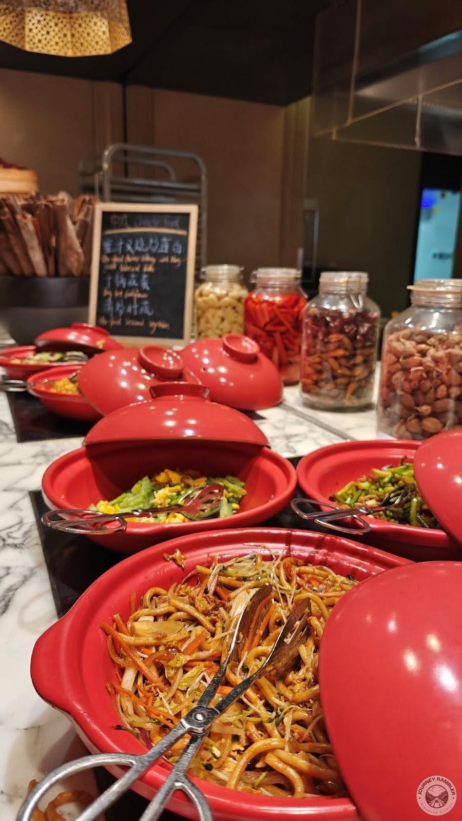 more traditional Chinese dishes