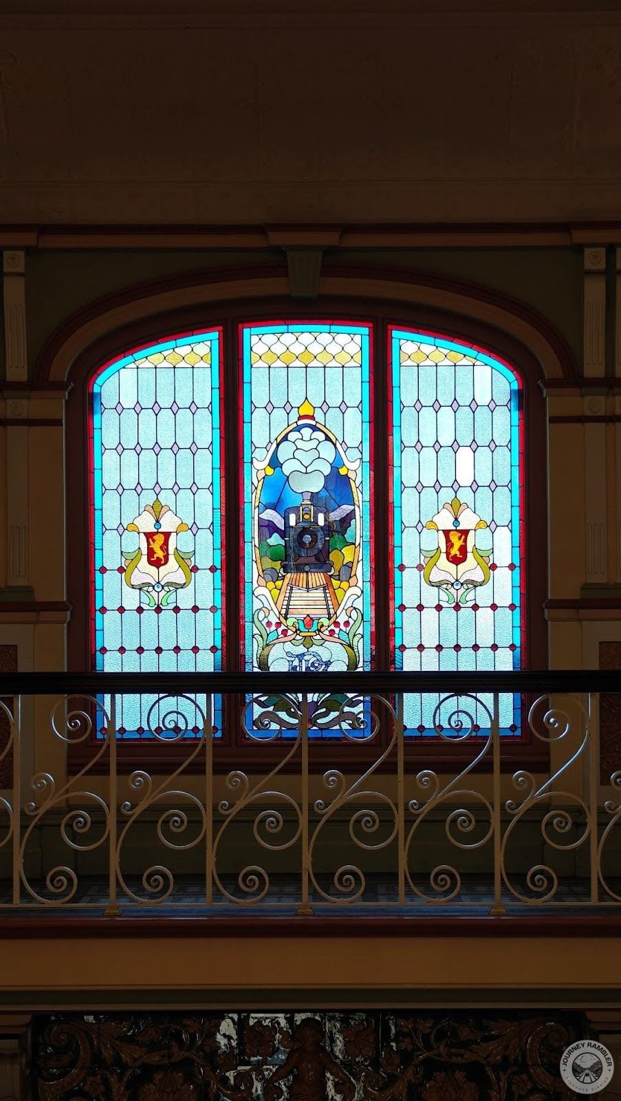 one of the railway’s trains passing through what seems to be Taieri Gorge