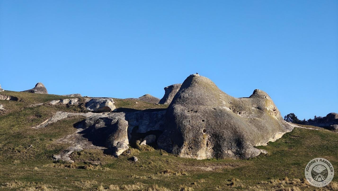 one rock was vandalized