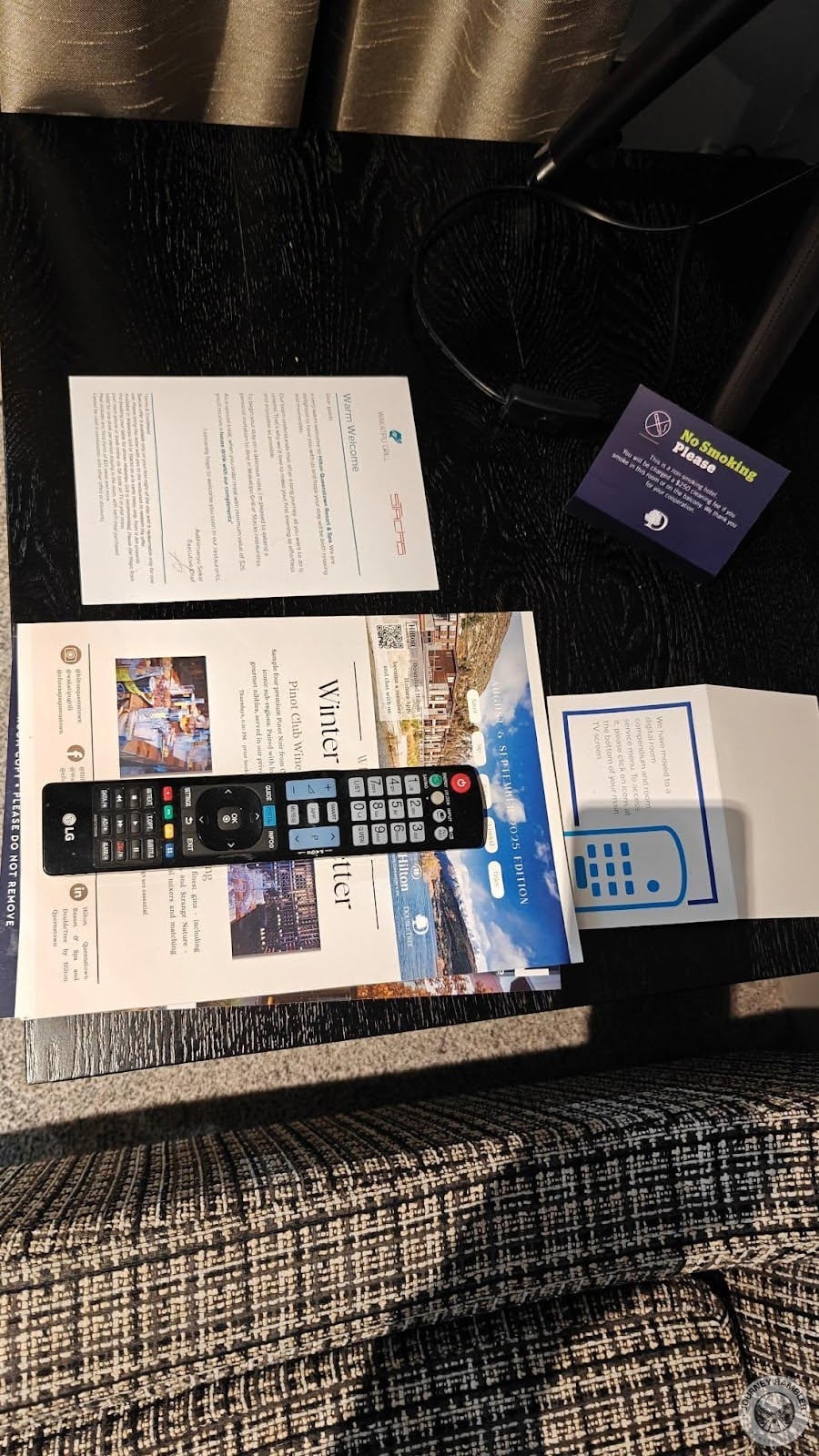 pamphlets and brochures about the hotel and about Queenstown