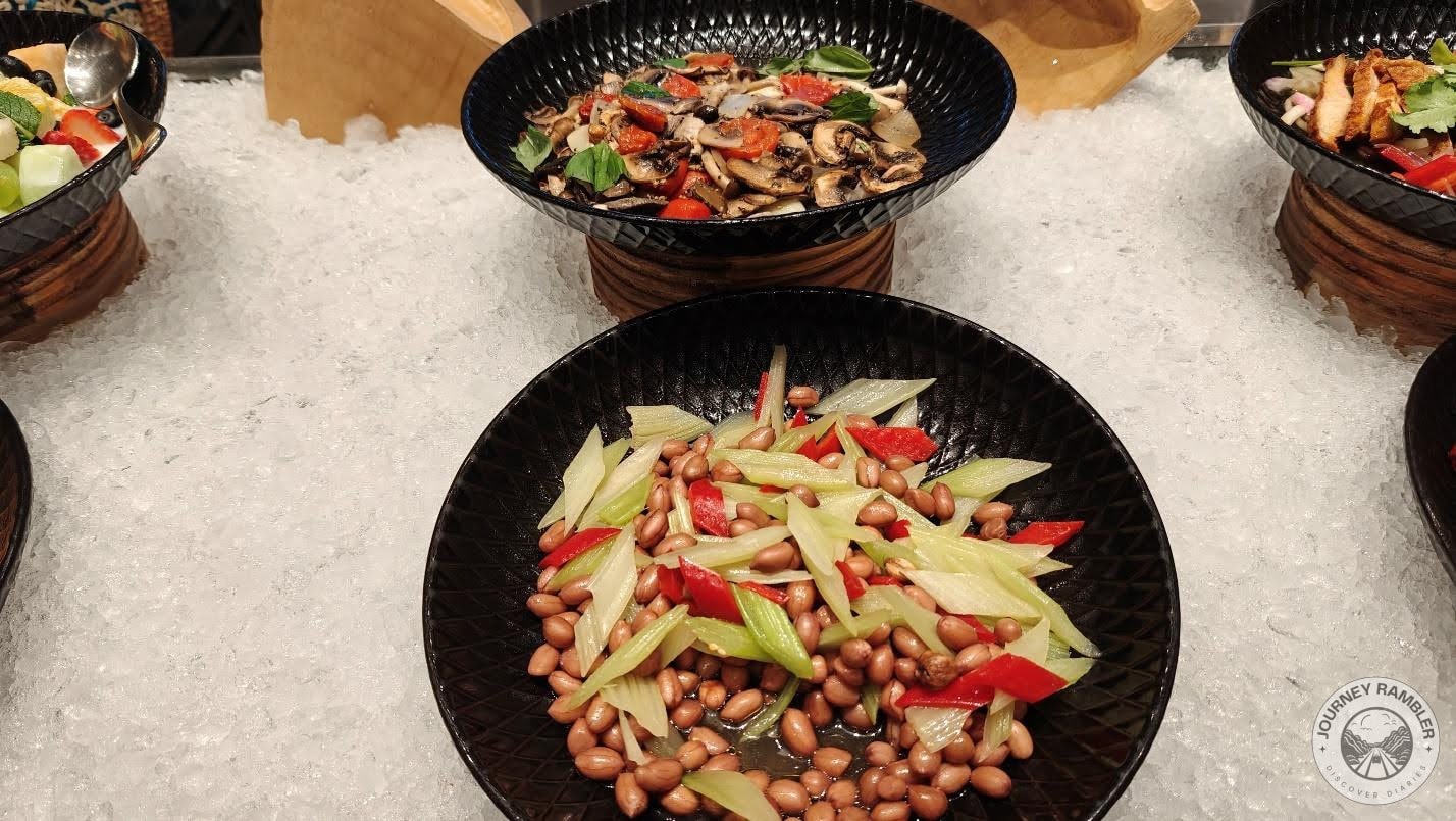 peanuts and mushrooms