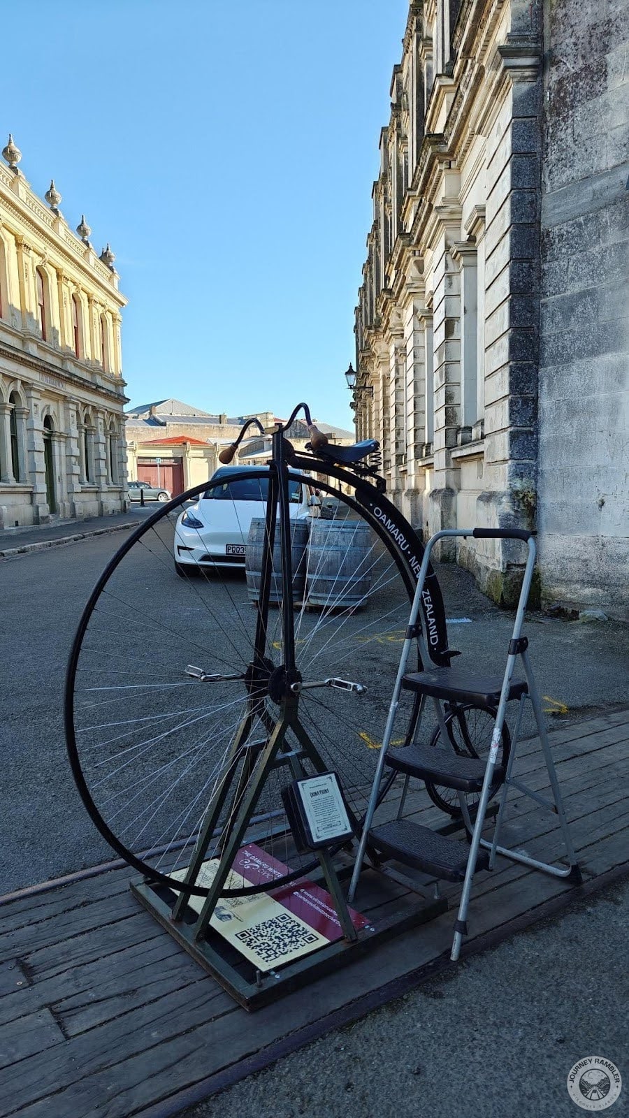 penny-farthing bicycle closer look