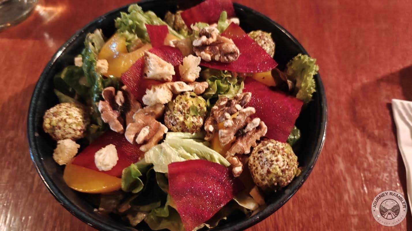 pickled radishes added a little bit of tang to the dish