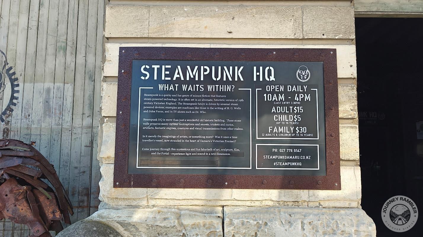 plaque is inscribed with the activities and attractions that you can expect to see here