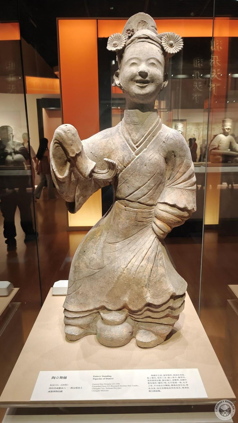 pottery figure of dancer