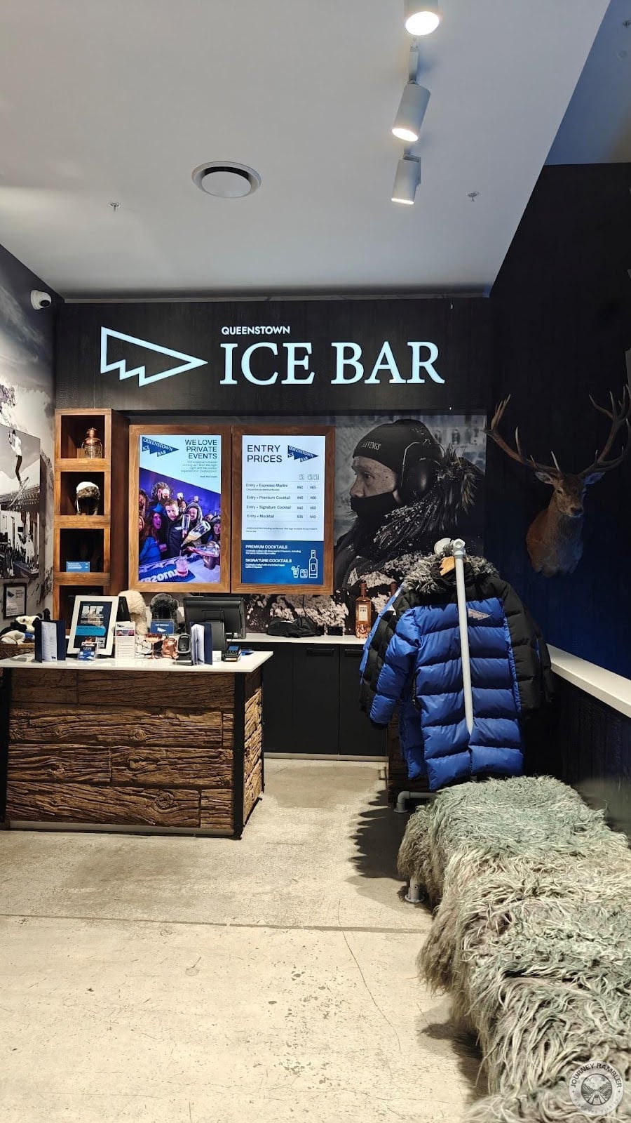 racks filled with jackets