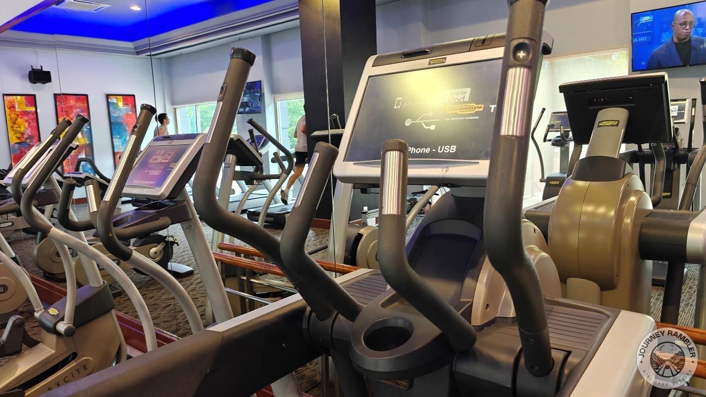 screens on elliptical cross trainers