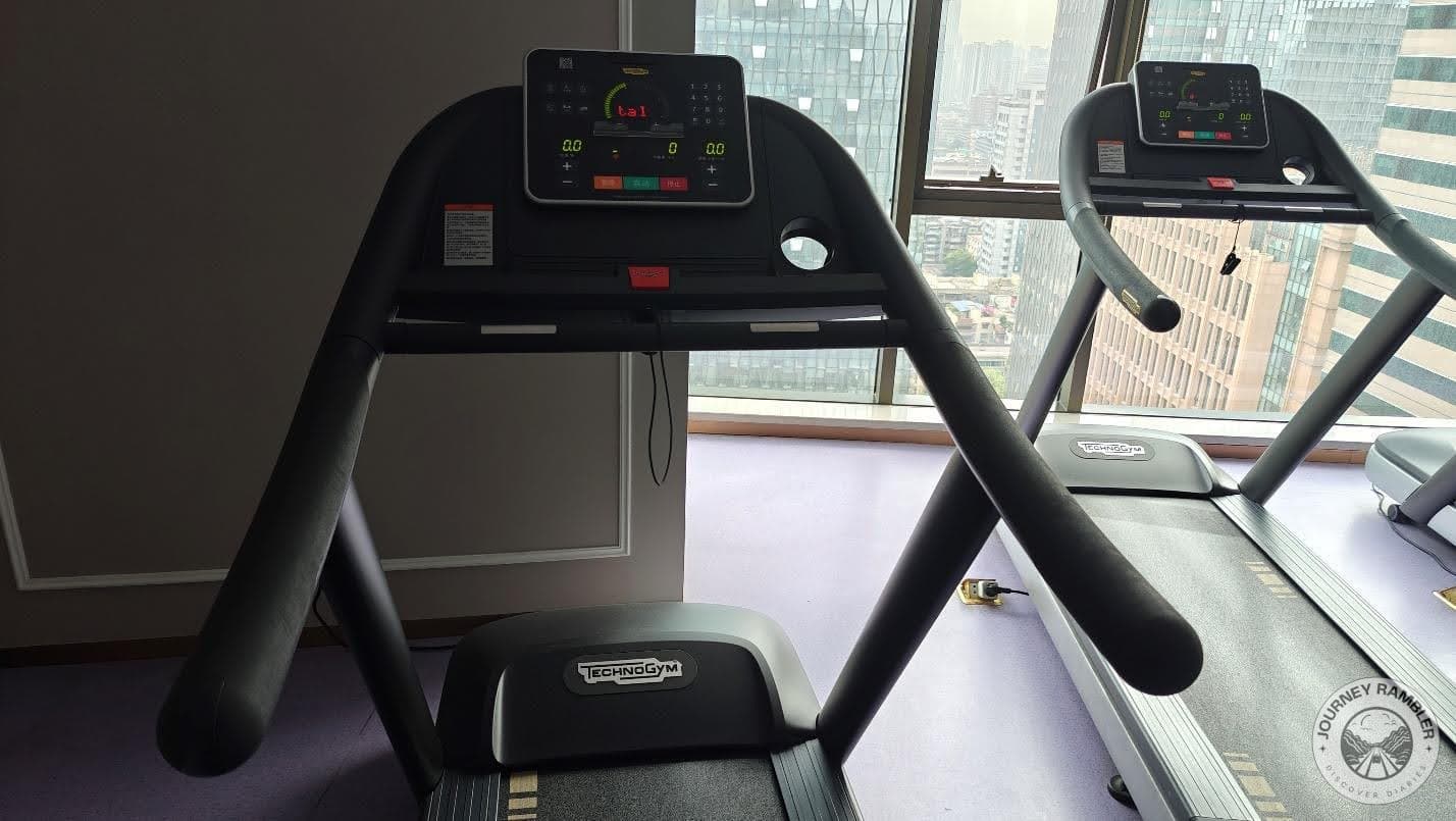 short session on the treadmill